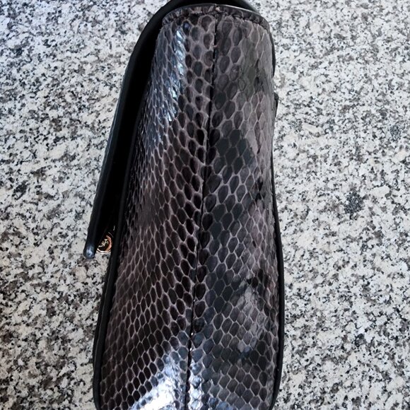 BNWT β Diane Von Furstenberg Snake Skin & Leather Crossbody π€β¨(#103) - Picture 5 of 14